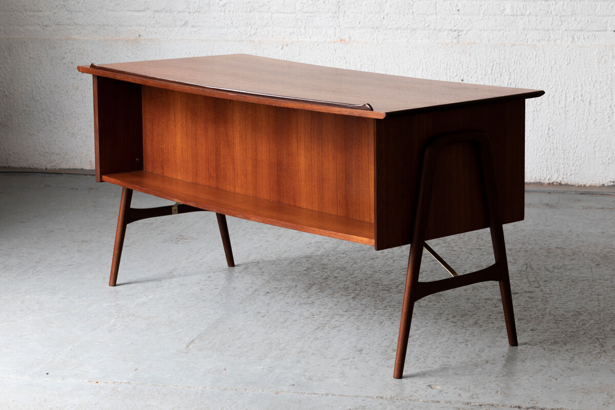 Bureau de Louis Van Teeffelen pour Wébé design hollandais, années 1950