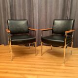 A pair of armchairs from the 1960s