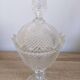 Vintage cut crystal trinket box
