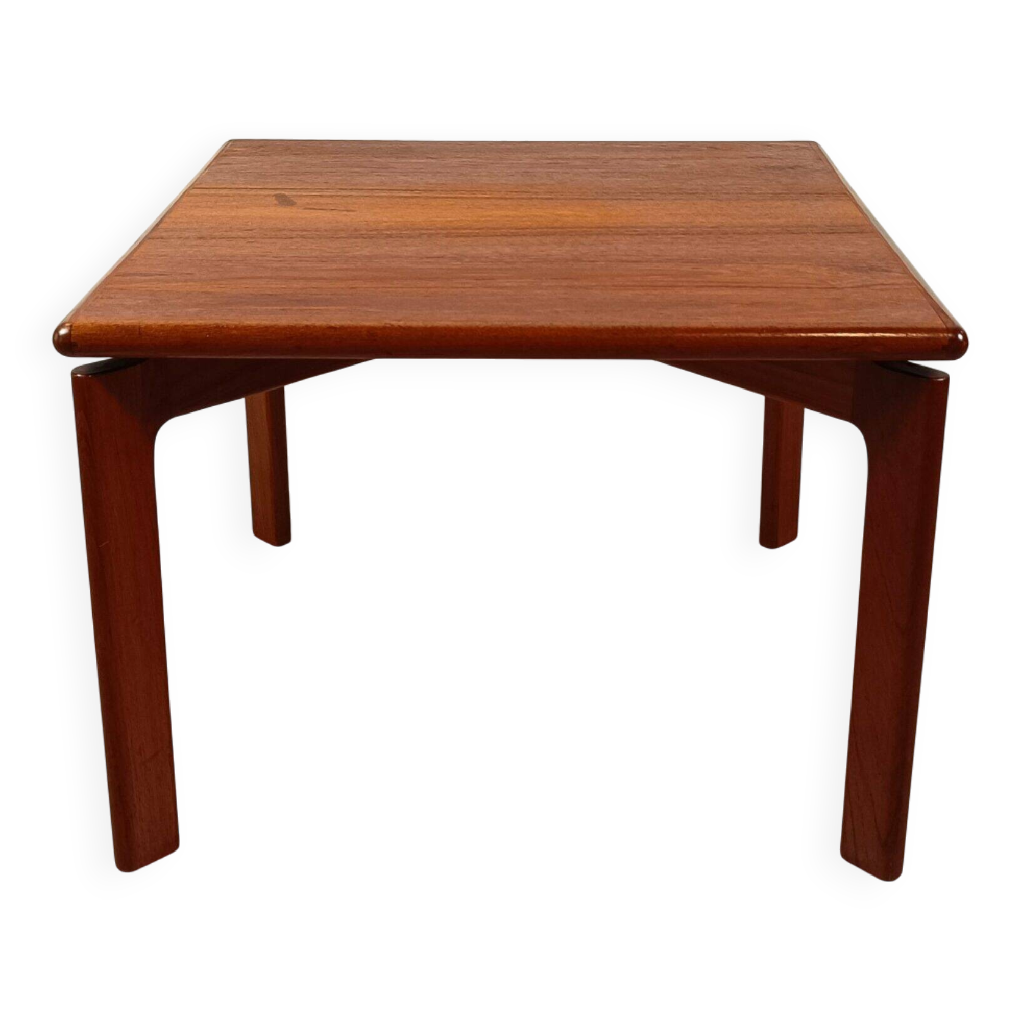 Table basse carrée en teck danois