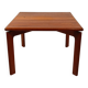 Table basse carrée en teck danois
