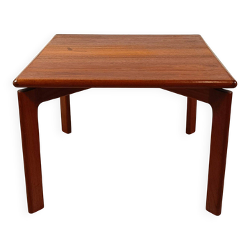 Table basse carrée en teck danois