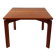 Table basse carrée en teck danois