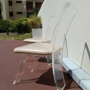 70s plexiglass chairs