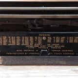 Oven Portable Banker Underwood typewriter