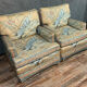 pair of Napoleon III period armchairs of Asian inspiration around 1850-1880