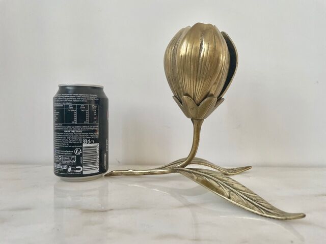 Ashtray "flower" brass 1970