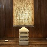 1970 travertine lamp