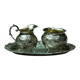 Vintage Silver Vessels, 1950s, Set of 3