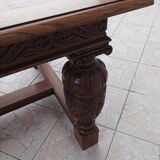 Renaissance style oak table