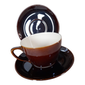 Tasse petit déjeuner et 2 sous-tasses, Villeroy & Boch, modèle Luxembourg