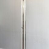 Floor lamp in gilded brass and plexiglass