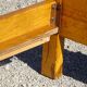 Solid oak bed, 1 place 90x190 cm