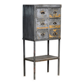 Industrial chest of drawers, 1950's