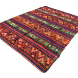 Traditional kilim carpet turkish shabby vintage country house in kelim wool 220x174 cm