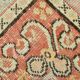 Tapis Couloir Vintage Patiné – Tons Corail, Crème & Vert Sauge, 85x352 Cm