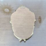 Baroque style wall mirror, in gilded resin, 1960/70