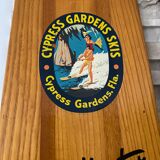 Wooden water ski pair