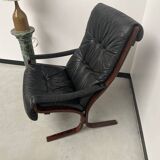 2 "Siesta" armchairs with their ottomans by Ingmar Relling, circa 1970