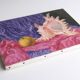 Painting, still life with shell by Cécile Angeli, 90s