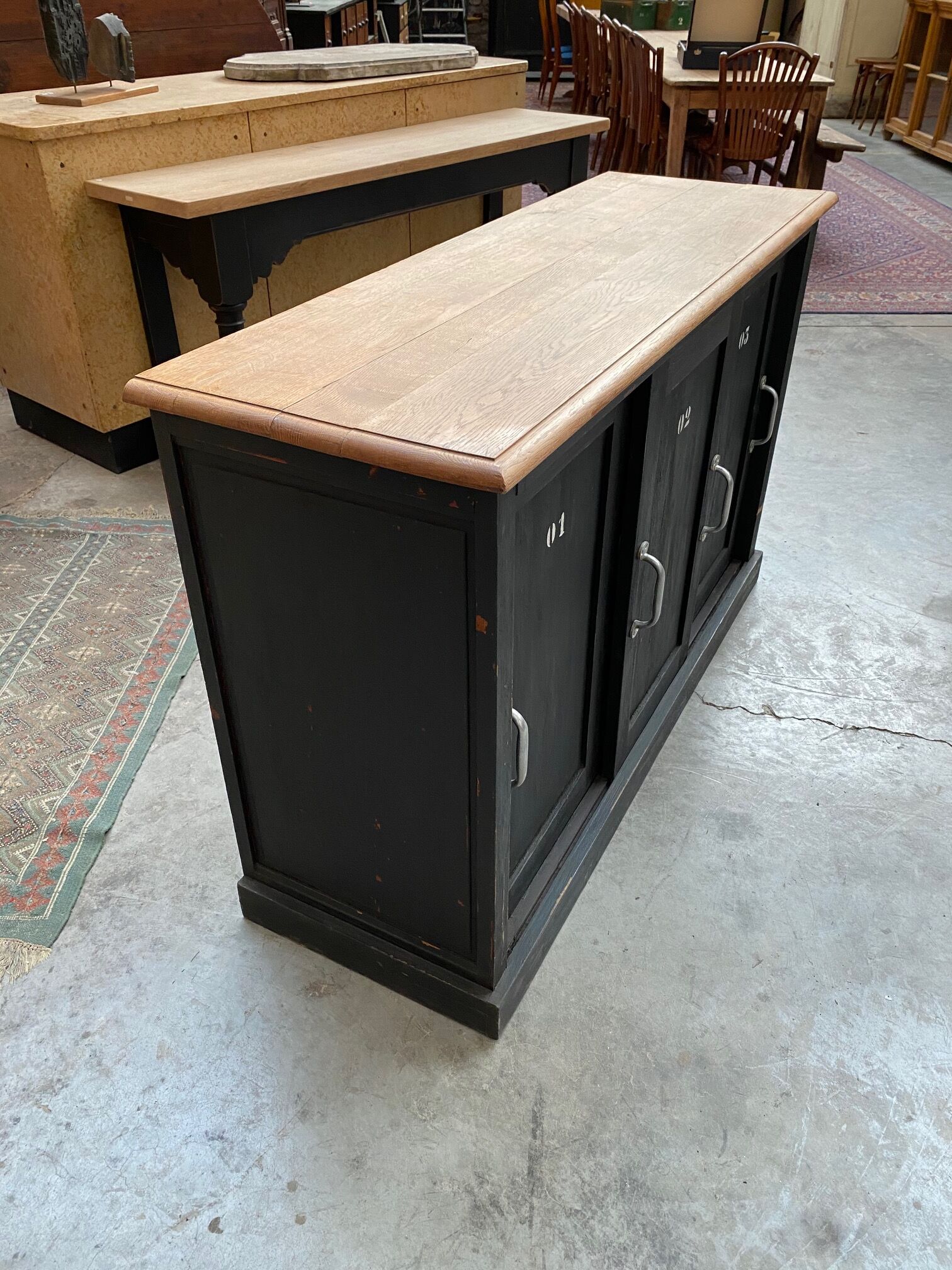 Old patinated craft furniture