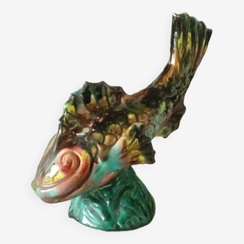 Vallauris ceramic fish from the 1960s vintage