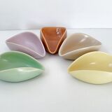 Suite of 5 vintage pocket trays 1950