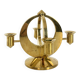 Mid-Century Scandinavian Brass Candlestick by Arthur Pe, Kolbäck, Sweden 1950-60