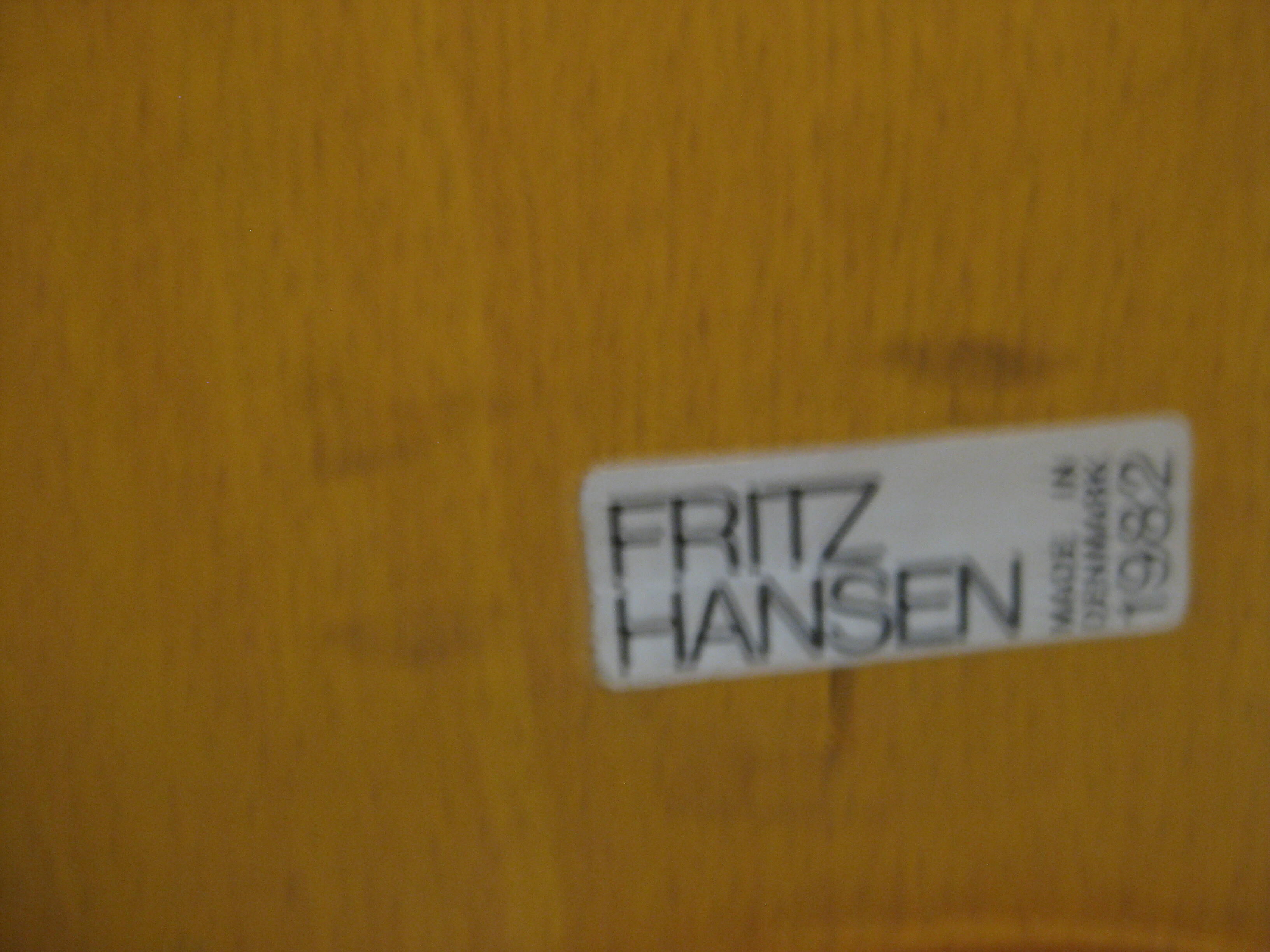 Arne Jacobsen chair for Fritz Hansen, 1960