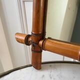 barber mirror style bamboo XXth