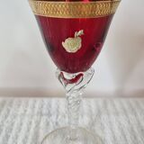 6 Murano wine glasses