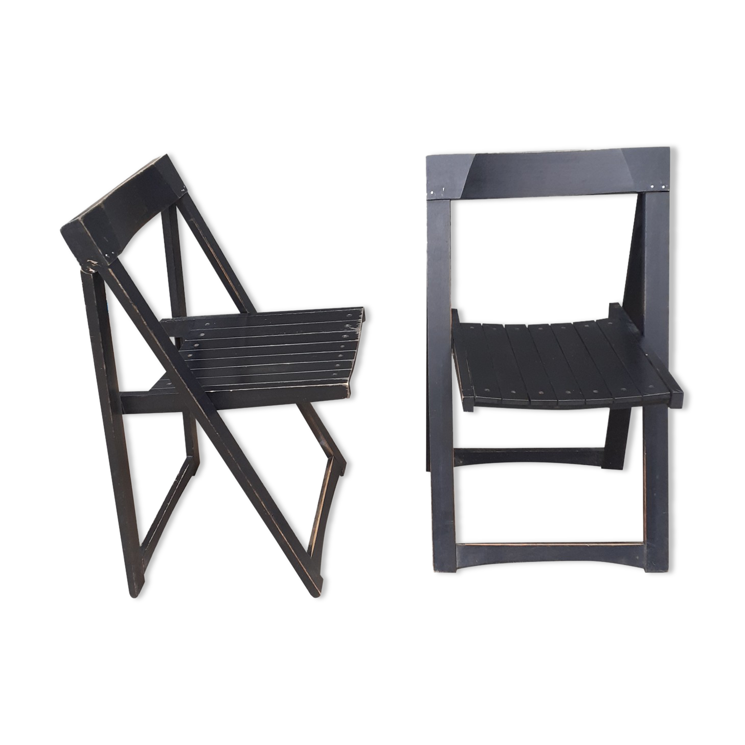 Pair of folding chairs