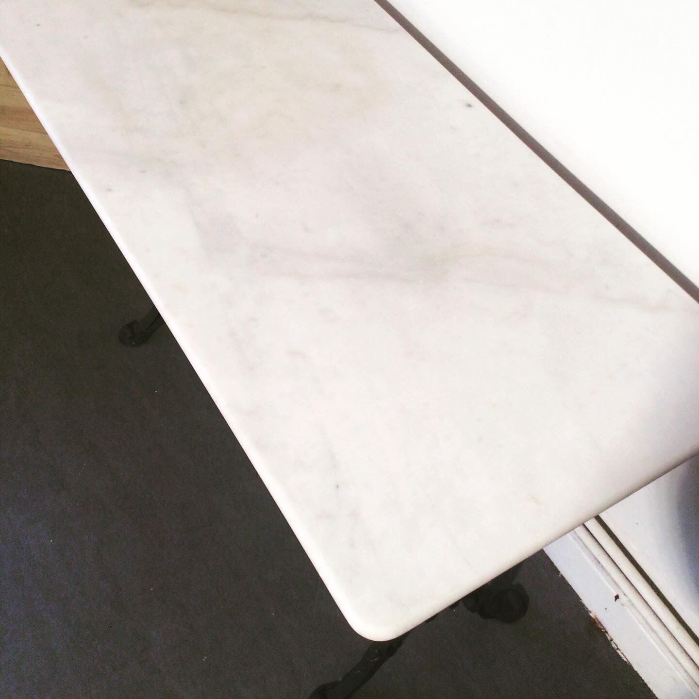 Marble bistro table