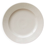 Ancien plat en porcelaine blanche, AH et Cie