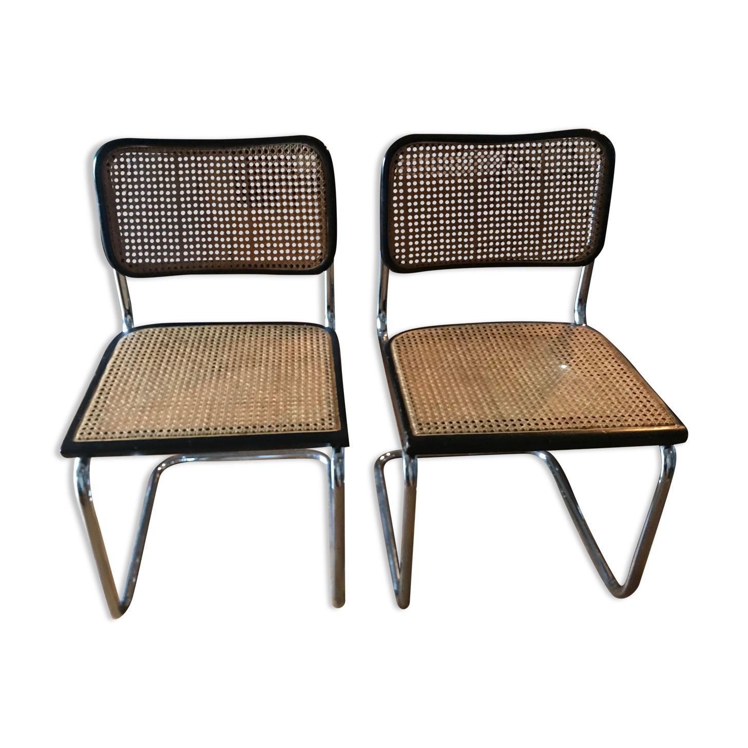 Pair of chairs Cesca Marcel Breuer