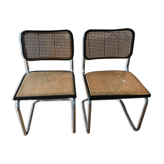 Pair of chairs Cesca Marcel Breuer