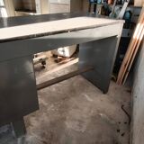 Metal industrial desk