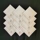 Lot de 12 serviettes de table broderie fleur