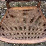 Canned armchair from the Regency period