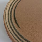 Lot de 8 assiettes à dessert aspect grès Sarreguemines Atelier d’Art