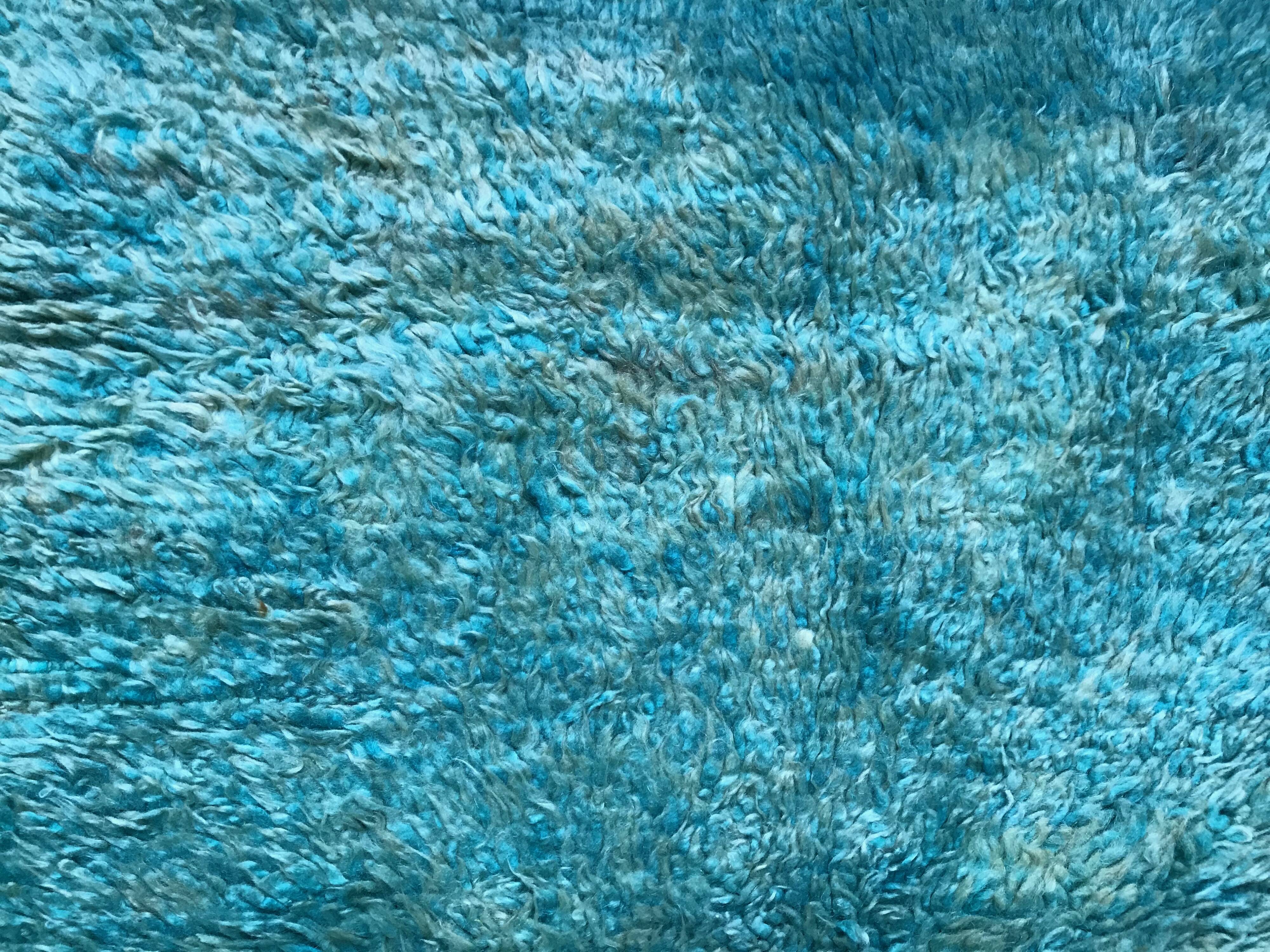 Green boujaad carpet 110x220cm