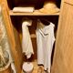 Armoire parisien en bois brut