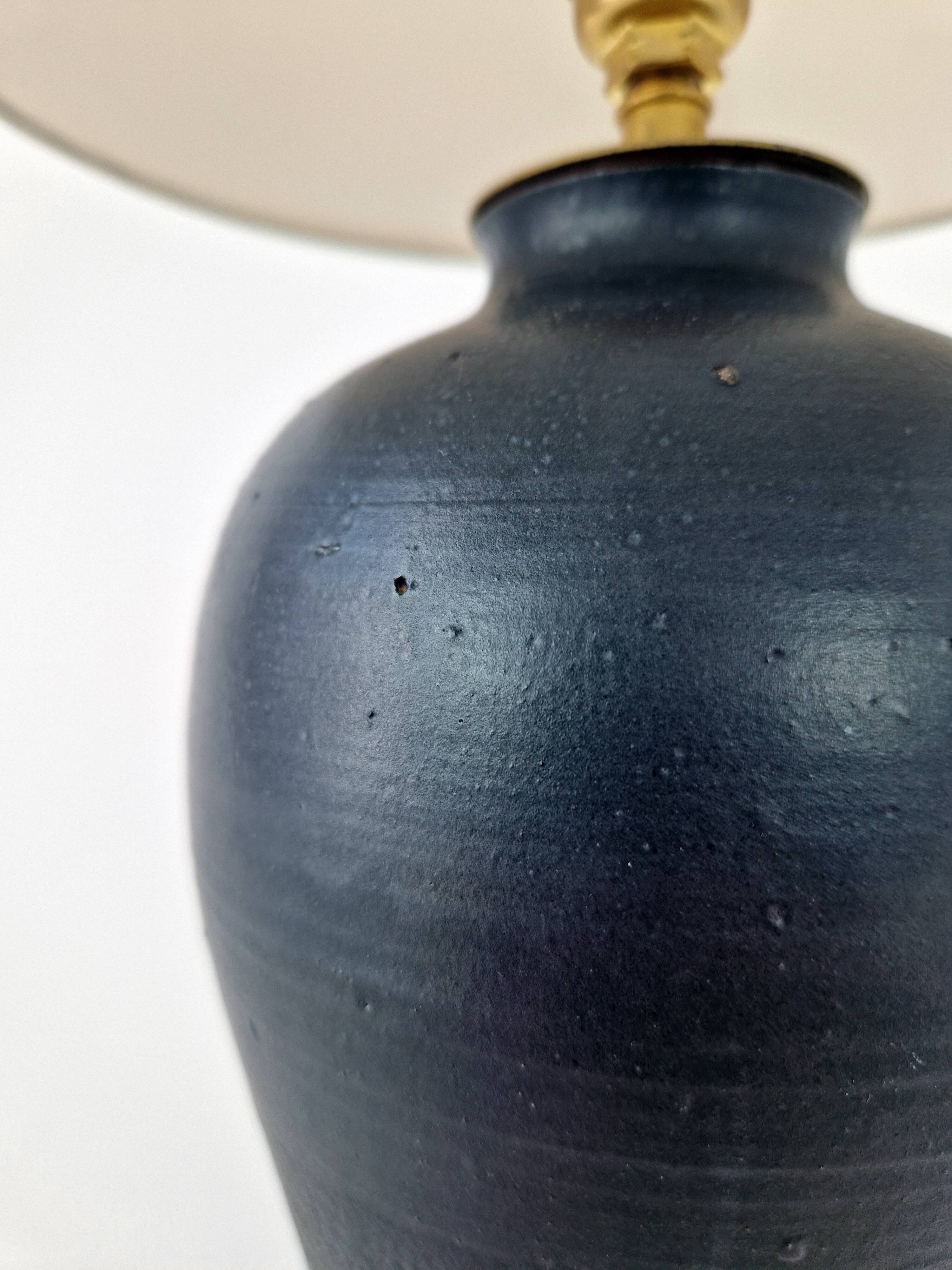 Lamp foot "Meiping" in vintage ceramic 1970