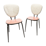 Pair of restored formica chairs 70