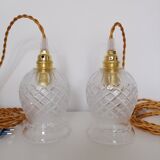 Pair of vintage hand lamps