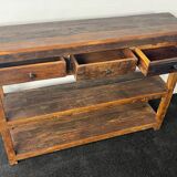 Old wooden console