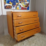 Vintage dresser of the 60s in light wood