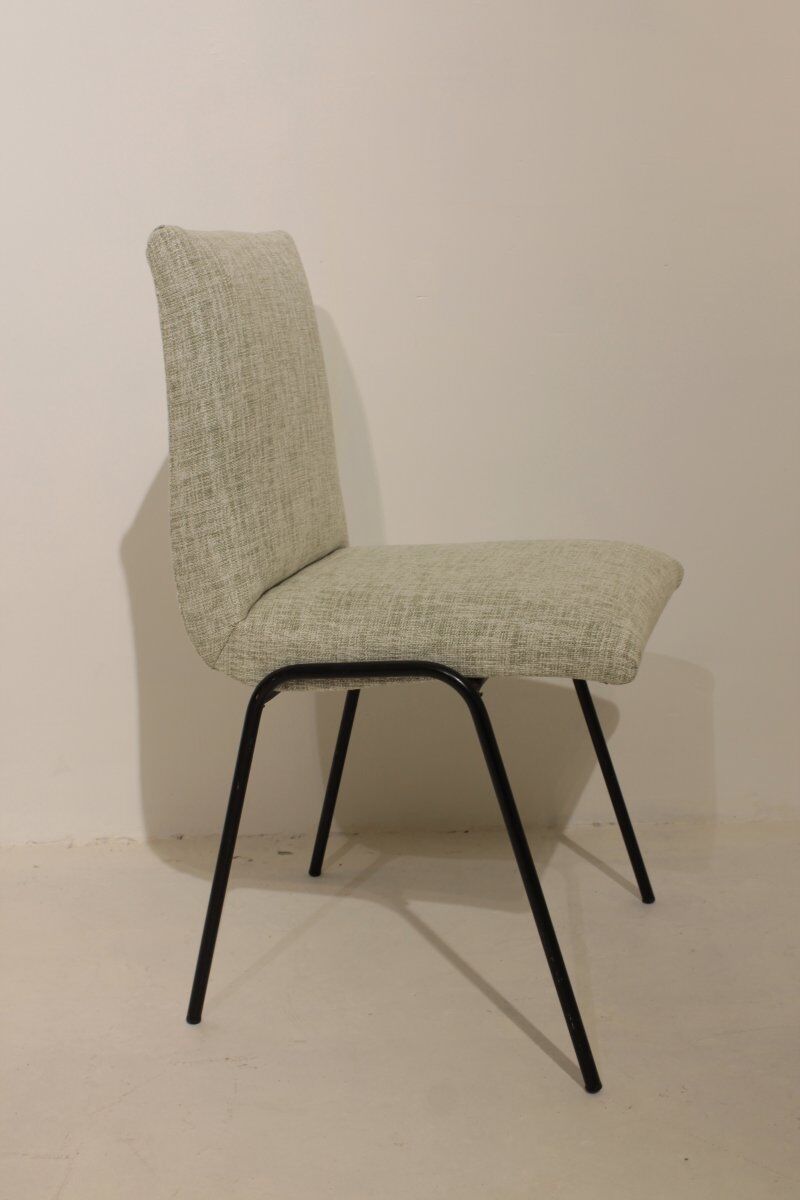 Set of 6 "Robert" chairs by Pierre Guariche for Meurop, 1961
