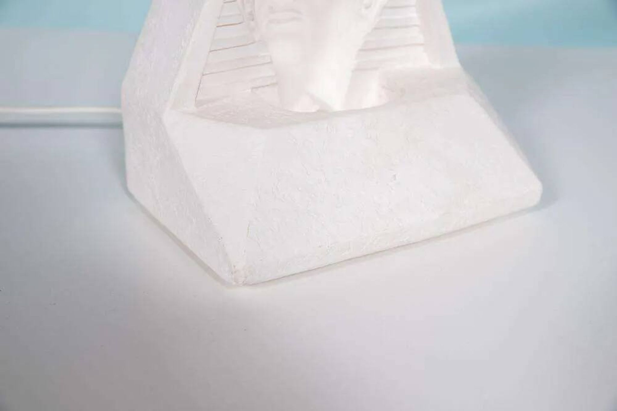 Egyptian stone table lamp, vintage 70s/80s mood lamp.