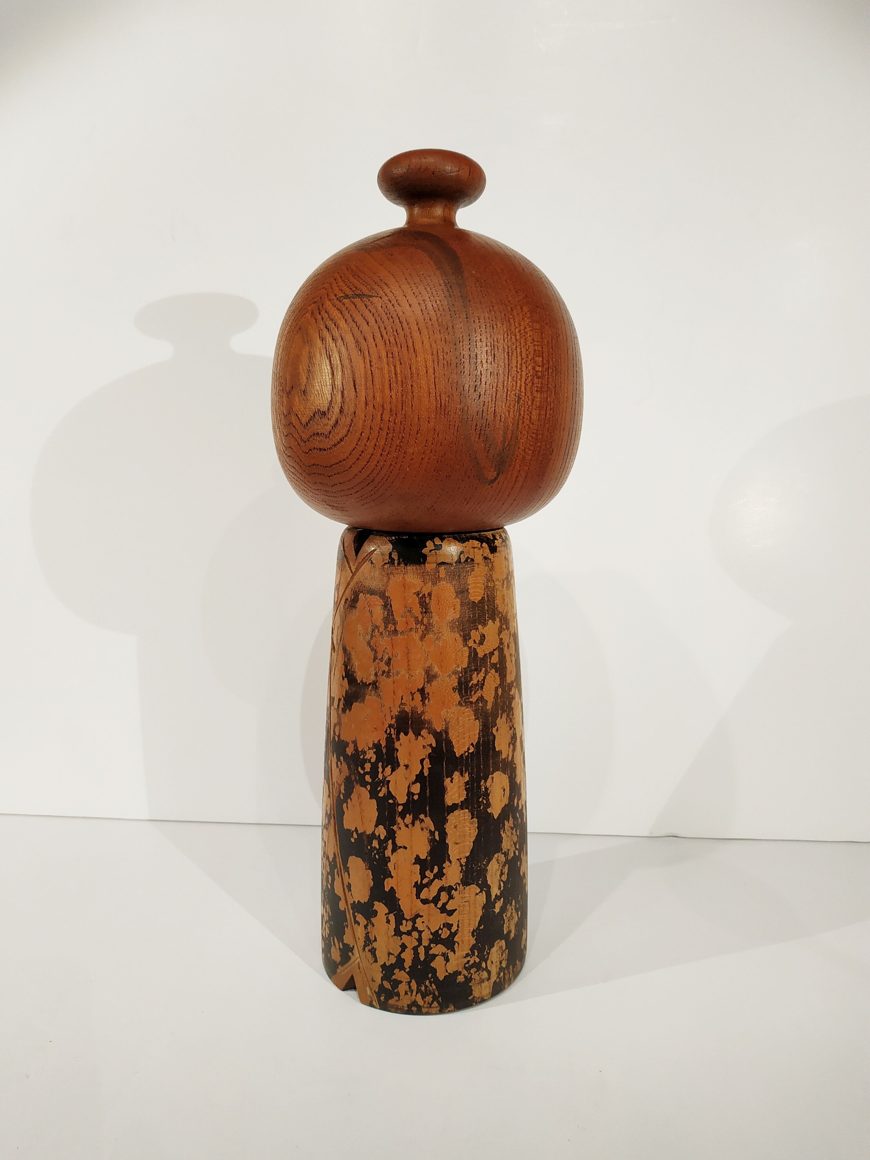 Kokeshi doll, master Kuribayashi Issetsu 1970  Japan